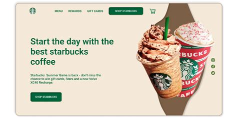 starbucks website sign in.